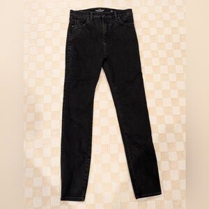 Lucky Brand Bridgette Skinny Black Jeans Size 4